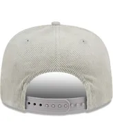 Men's New Era Gray Oakland Athletics Corduroy Golfer Adjustable Hat