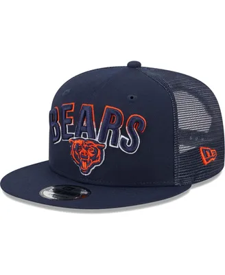 Men's New Era Navy Chicago Bears Grade Trucker 9FIFTY Snapback Hat