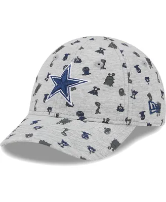 Little Boys and Girls New Era Gray Dallas Cowboys Critter 9FORTY Flex Hat