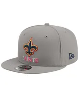 Men's New Era Gray New Orleans Saints Color Pack Multi 9FIFTY Snapback Hat