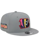 Men's New Era Gray Cincinnati Bengals Color Pack Multi 9FIFTY Snapback Hat