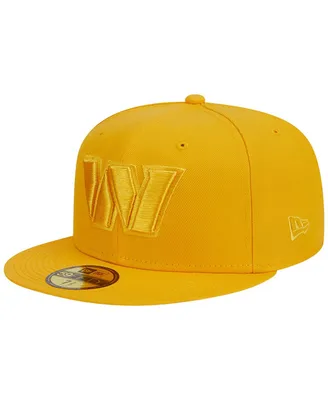 Men's New Era Gold Washington Commanders Color Pack 59FIFTY Fitted Hat