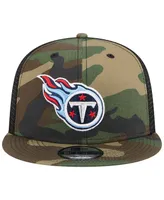 Men's New Era Camo Tennessee Titans Main Trucker 9FIFTY Snapback Hat