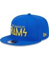 Men's New Era Royal Los Angeles Rams Word 9FIFTY Snapback Hat