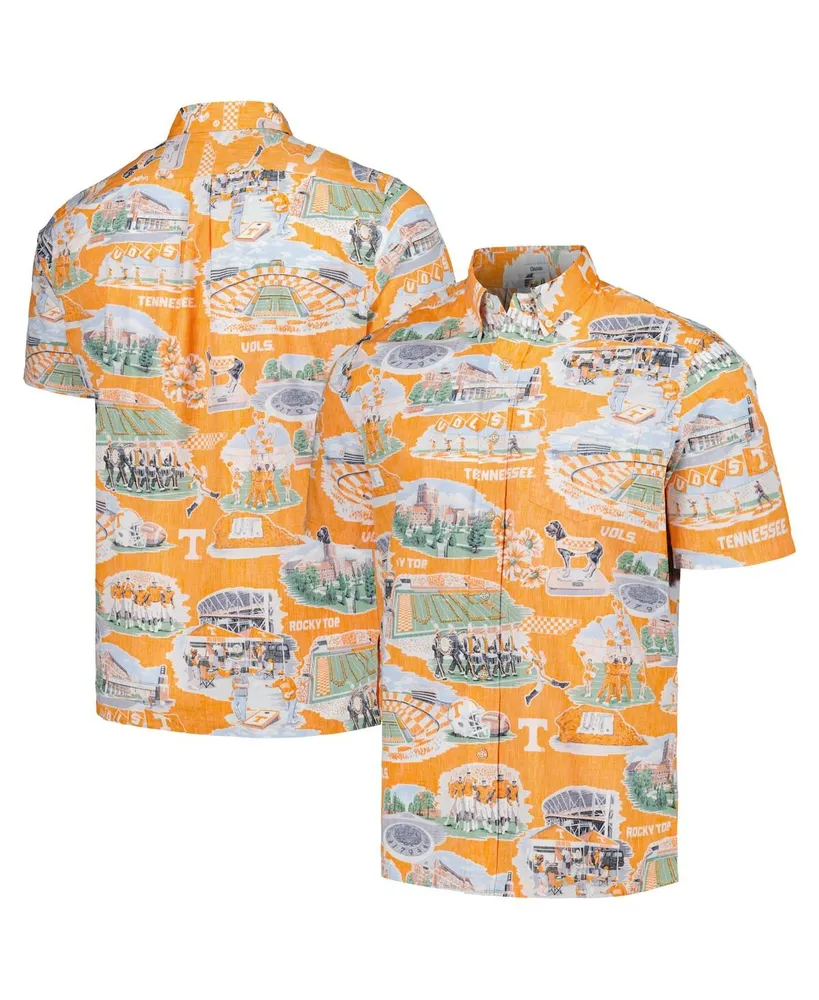 Men's Reyn Spooner Orange Houston Astros Scenic Button-Up Shirt