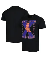 Men's and Women's Black Malcolm X Graphic T-shirt