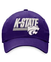 Men's Top of the World Purple Kansas State Wildcats Slice Adjustable Hat