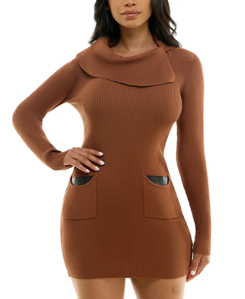 Bcx Juniors' Ribbed Sweater Dress