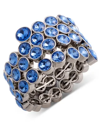 I.n.c. International Concepts Crystal Layered Bracelet, Created for Macy's