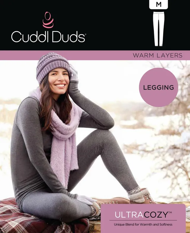 Cuddl Duds Women's Ultra Cozy Mid-Rise Leggings