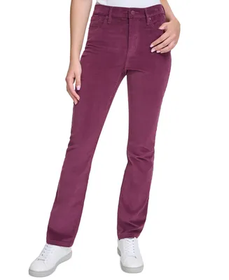 Calvin Klein Jeans Petite High-Rise Stretch Corduroy Bootcut Jeans