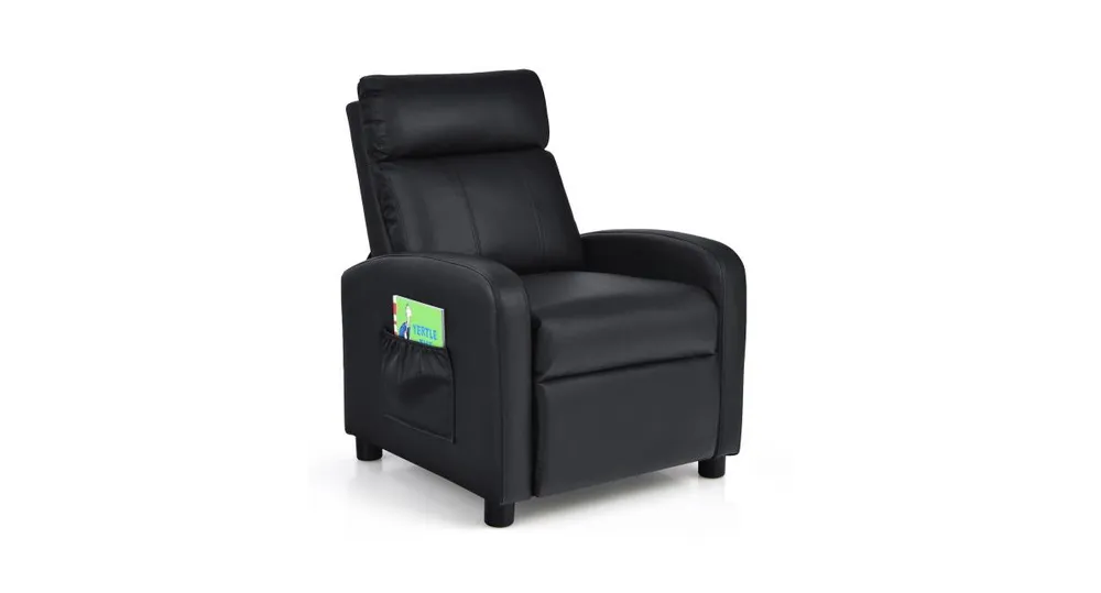 Cozy Kids' Reclining Chair w/ Adjustable Backrest & Footrest