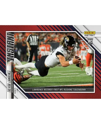 Trevor Lawrence Jacksonville Jaguars Parallel Panini America Instant 1st Rushing Touchdown Single Rookie Trading Card - Limited Edition of 99