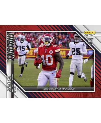 Derrick Gore Kansas City Chiefs Parallel Panini America Instant Nfl Week 14 Gore Rips off 51-Yard Td Run Single Trading Card - Limited Edition of 99