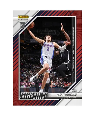 Cade Cunningham Detroit Pistons Parallel Panini America Instant Cunningham Drops 17 Points in Five Minutes Single Rookie Trading Card