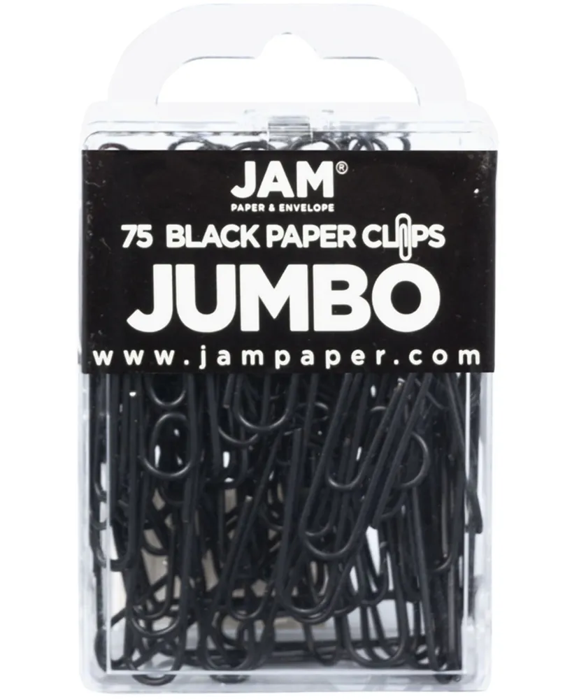 Jam Paper Colorful Jumbo Paper Clips - Large 2 - Paperclips - 75 Pack