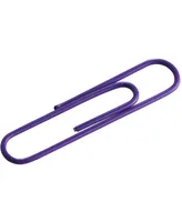 Jam Paper Colorful Jumbo Paper Clips - Large 2" - Paperclips - 75 Per Pack