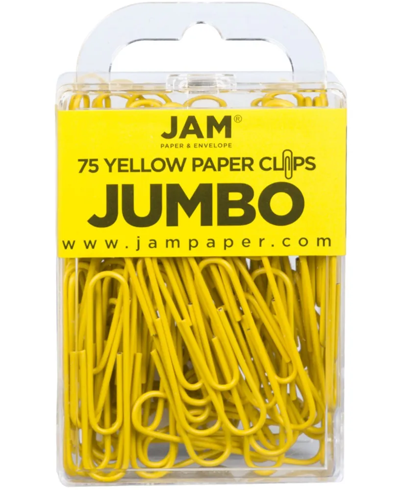 Jam Paper Colorful Jumbo Paper Clips - Large 2 - Paperclips - 75 Per Pack