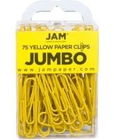 Jam Paper Colorful Jumbo Paper Clips - Large 2" - Paperclips - 75 Per Pack