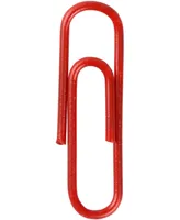 Jam Paper Colorful Standard Paper Clips - Regular 1" - Paperclips - 100 Per Pack