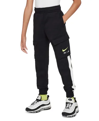 Nike Big Kids Air Standard-Fit Fleece Cargo Joggers