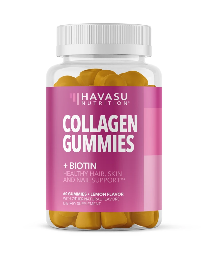 Havasu Nutrition Collagen Gummies, Lemon Flavored, Havasu Nutrition, 60ct