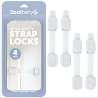 Jool Baby Toddler Multi-Use Safety Strap for Cabinets, Fridges, Drawers, Damage-Free Adhesives Safety Set