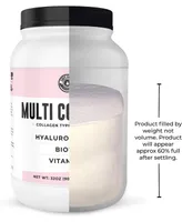 Lcp Multi Collagen Powder with Biotin, Hyaluronic Acid, Vitamin C | Hydrolyzed Collagen Protein Supplement (Types I, Ii, Iii, V, X). Hair,Skin, Nails