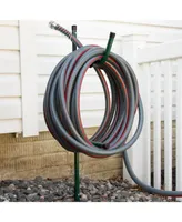 Water Hose Holder Easy-to-Install Garden Hose Storage Metal Rack with Stake - Outdoor Freestanding Hose Reel for Yard or Landscaping by Stalwart