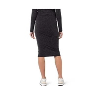 Ripe Maternity Maternity Ripe Jess Over Bump Skirt Dark Charcoal