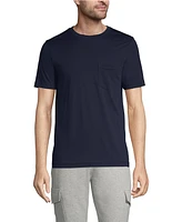 Lands' End Men's Tall Short Sleeve Cotton Supima Tee With Pocket