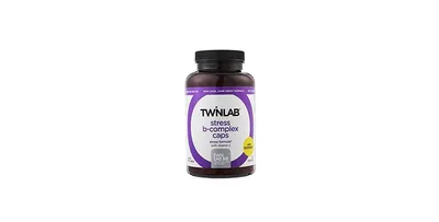 Twinlab Stress B-Complex Caps - Energy Support Supplement with Vitamin B12 and B6-250 Capsules