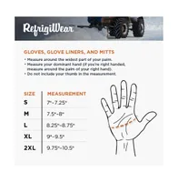 RefrigiWear Men's Waterproof Double Dip Knit Work Glove