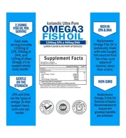 BioSchwartz Omega 3 Fish Oil Supplement - 1200mg Epa and 900mg Dha Fatty Acid Per Serving from Wild Caught Fish