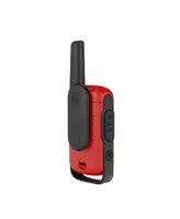 Motofrs Motorola Solutions T110 16 mi. Two-Way Radio Red/Black Alkaline 2-Pack