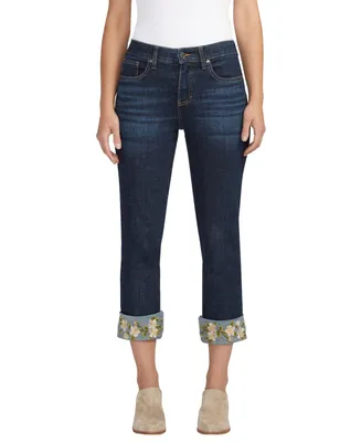 Jag Women's Carter Mid Rise Slim Leg Jeans