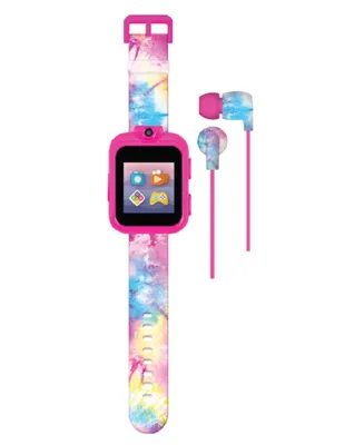 Playzoom Kids Tie Dye Silicone Smartwatch 42mm Gift Set
