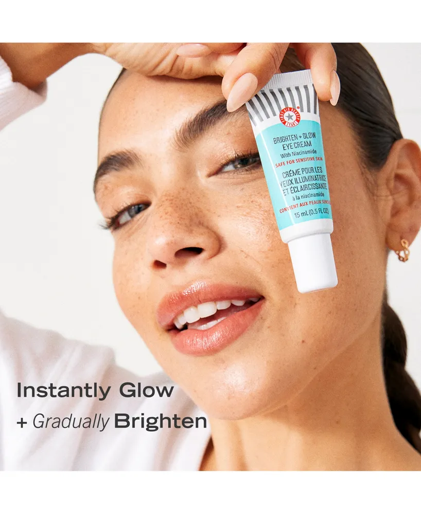 First Aid Beauty Brighten + Glow Eye Cream With Niacinamide, 0.5 oz.