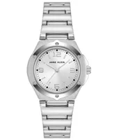 Anne Klein Women's Quartz Silver-Tone Alloy Bracelet Watch, 29mm - Silver