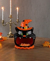 Mr. Halloween 12" Motion-Activated Ceramic Cat Candy Bowl