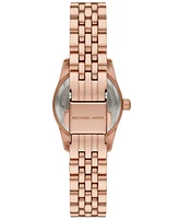 Michael Kors Women's Lexington Three-Hand -Tone Stainless Steel Watch 26mm