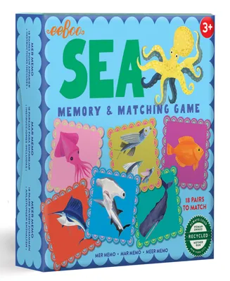 Eeboo Sea Little Square Memory Game