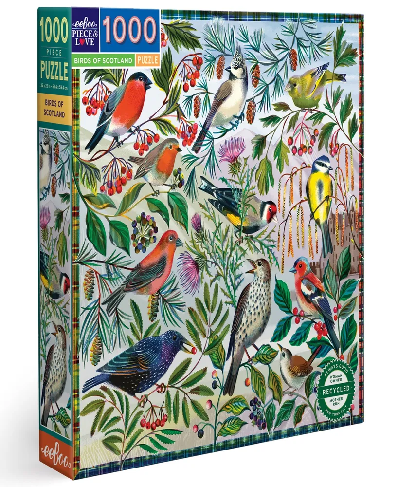 Eeboo Birds of Scotland Jigsaw Puzzle