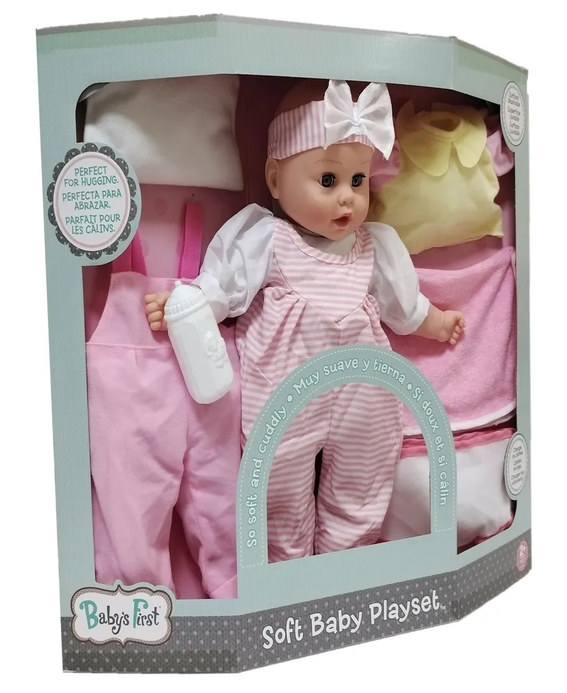 Baby's First by Nemcor Soft Baby Doll Playset