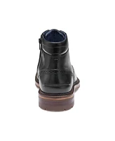 Johnston & Murphy Men's Connelly Leather Plain Toe Boots