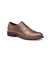 Johnston & Murphy Men's Beasley Leather Cap Toe Shoes