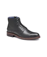 Johnston & Murphy Men's Connelly Leather Wingtip Boots