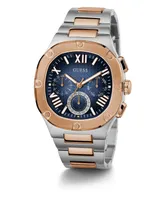 Guess Men's Multi-Function Two-Tone Stainless Steel Watch 42mm - Two