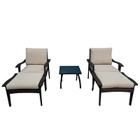 Outdoor Patio Lounge Chairs Rattan Wicker Patio Chaise Lounges Chair Patio Lounger Furniture