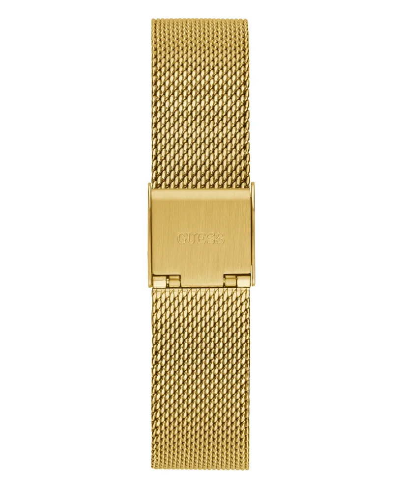 Guess Women's Analog Gold-Tone Stainless Steel and Mesh Watch 32mm - Gold